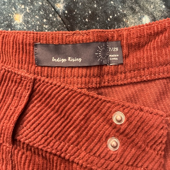 Indigo Rising Surf Corduroy Retro Cargo Beach Skateboard OP Shorts NWOT - Picture 6 of 10